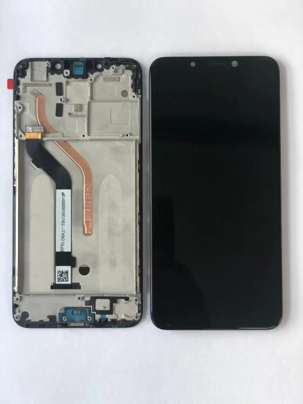 Рамка для 6,1" xiaomi poco F1 ЖК-дисплей кодирующий преобразователь сенсорного экрана в сборе для xiaomi mi Pocophone F1(10 точек