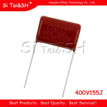 

10PCS 400V155J 1.5UF Pitch 20MM 400V 155 1500nf CBB Polypropylene film capacitor