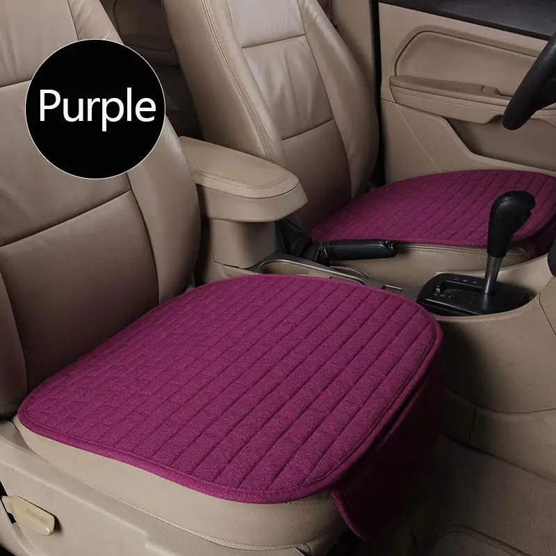 Yiwa дышащая льняная Автомобильная подушка на переднее сидение автомобиля сиденье для салона автомобиля Чехол Подушка для авто поставки