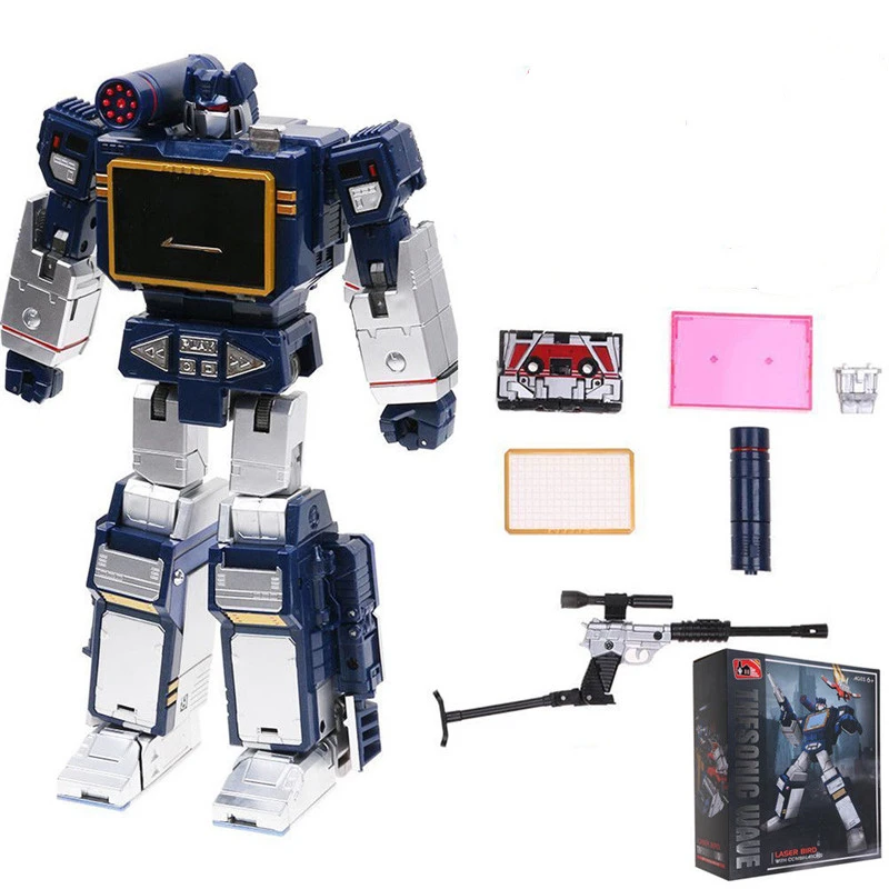 Transformation G1 THF THF01J Soundwave One Tape Walkman MasterPiece KO MP13 Oversize 23CM Alloy Action Anime Figure Robot Toys