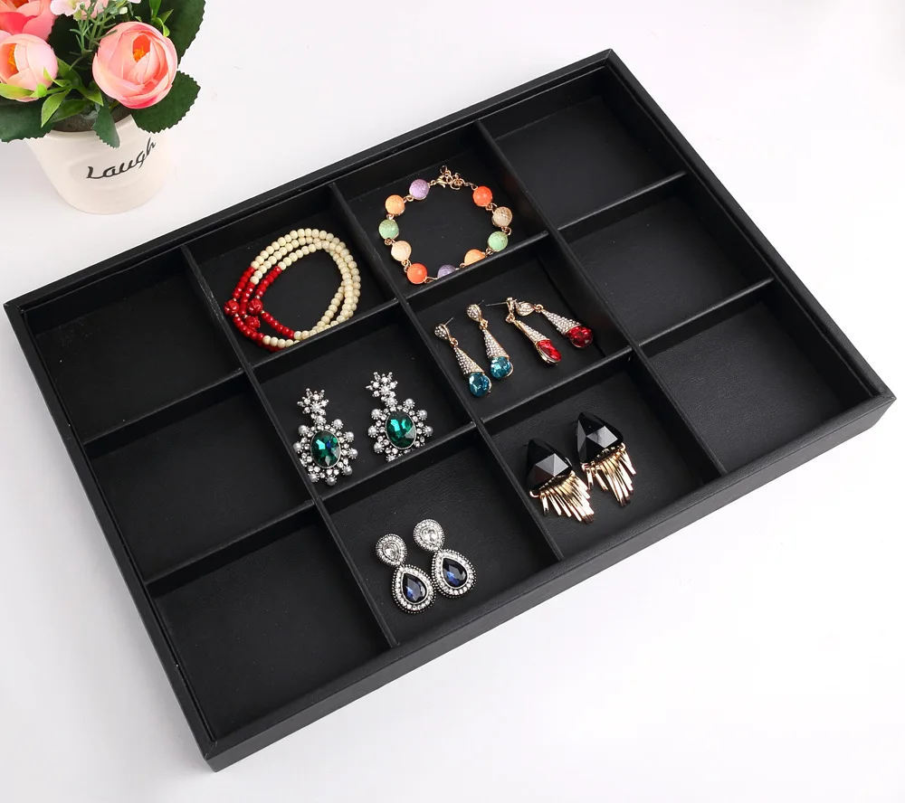 New Arrival Jewelry Organizer Jewellery Display Ring Tray Necklace Earring Holder Various Models Option Wholesale  Display Set