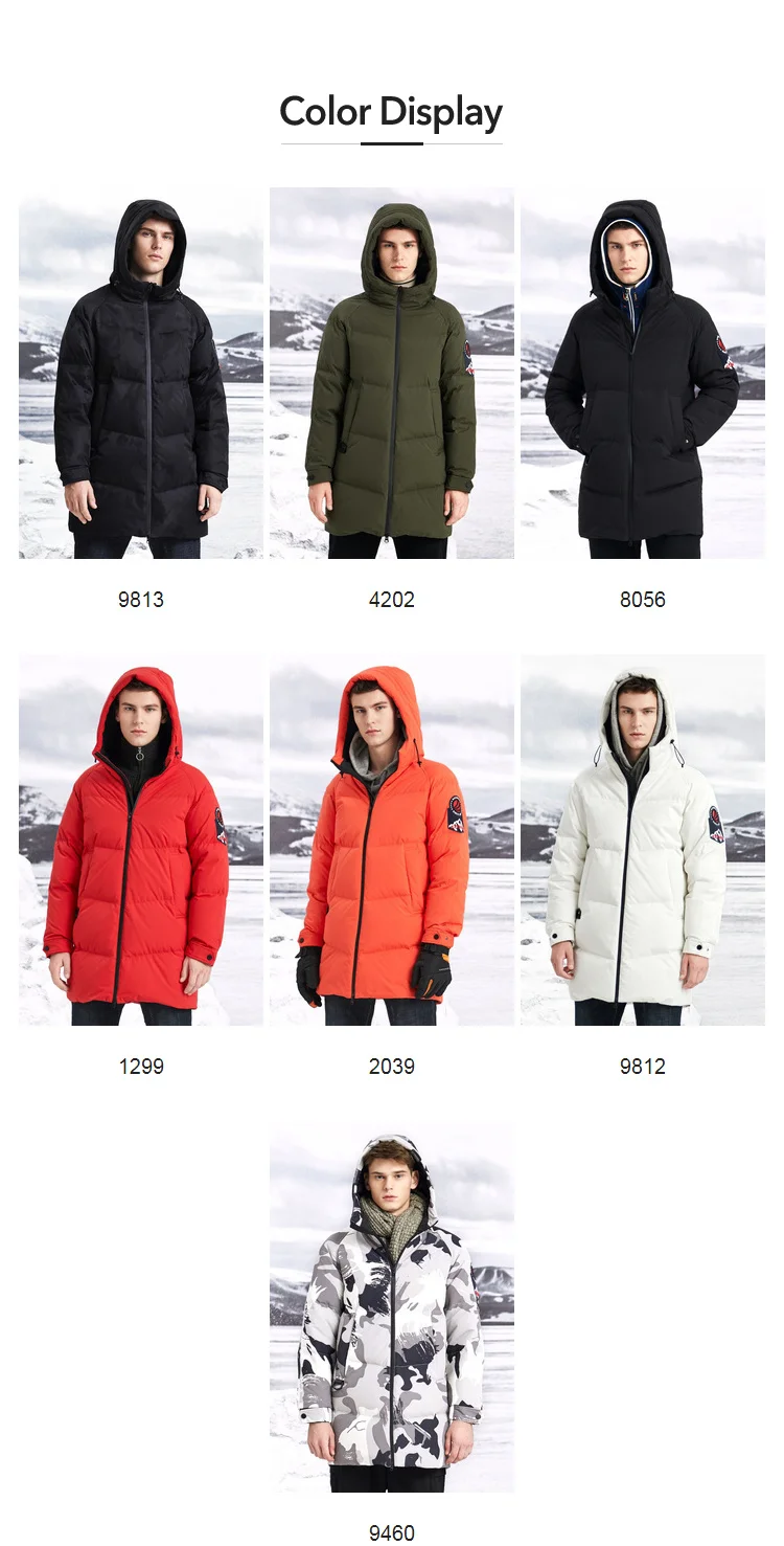 BOSIDENG new winter velvet extremely cold and thickened men's medium and long down jacket fashion trend B90142033