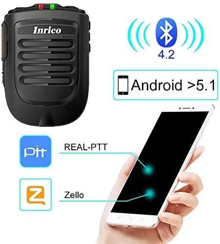 PTT, Walkie Talkie Android, Microfones Portáteis, Alto-falante Bluetooth