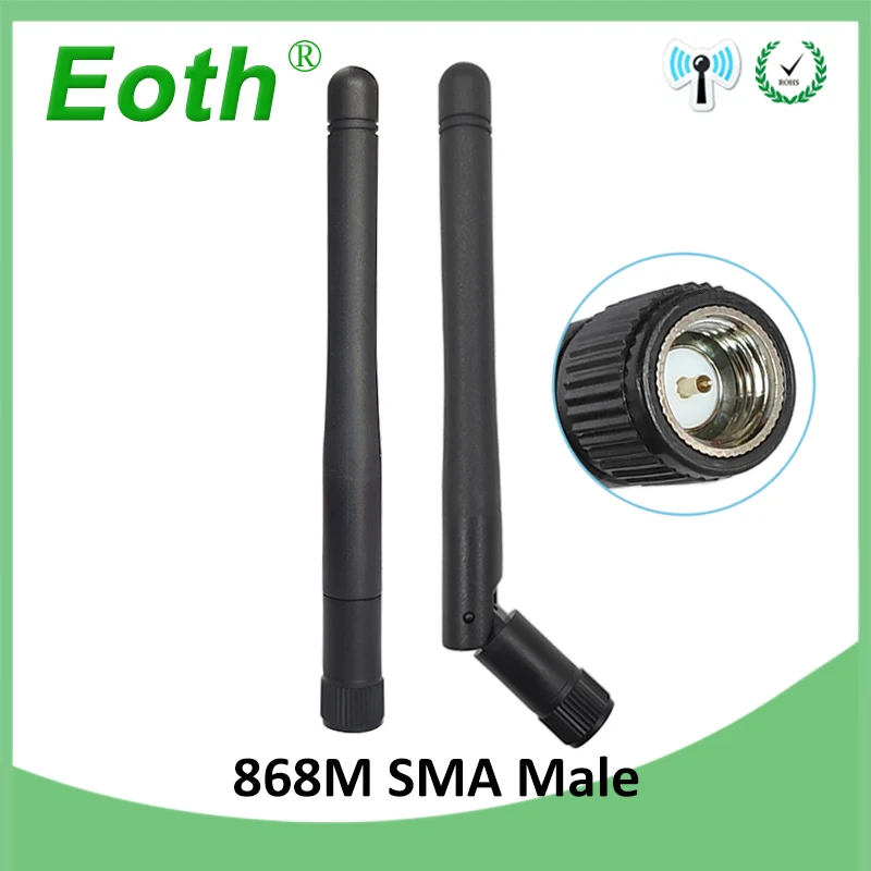 

5pcs 868MHz 915MHz Antenna 3dbi SMA Male Connector 868 MHz 915 MHz antena GSM Antenne directional waterproof antenas for Lorawan