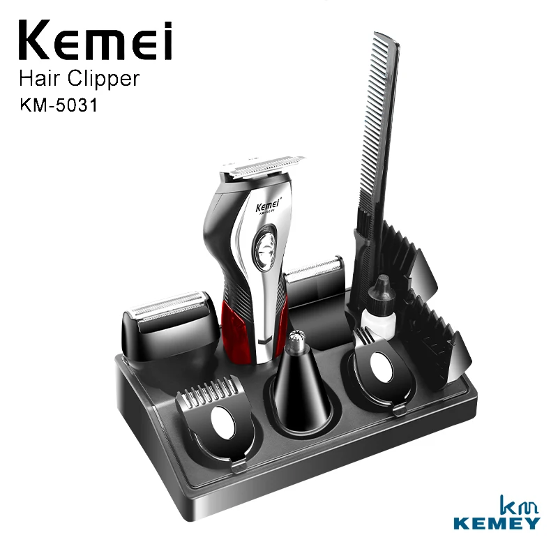 

Kemei 11 In 1 Professional Electric Hair Clipper for Men's Hair Clipper Beard Razor Hair Removal Styling Tool KM-5031