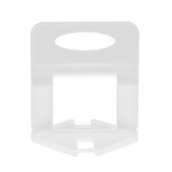 

500 x Plastic Tile Leveling Equalizer Spacer Clips Wall Flooring Tiling Tool Set 1.5mm