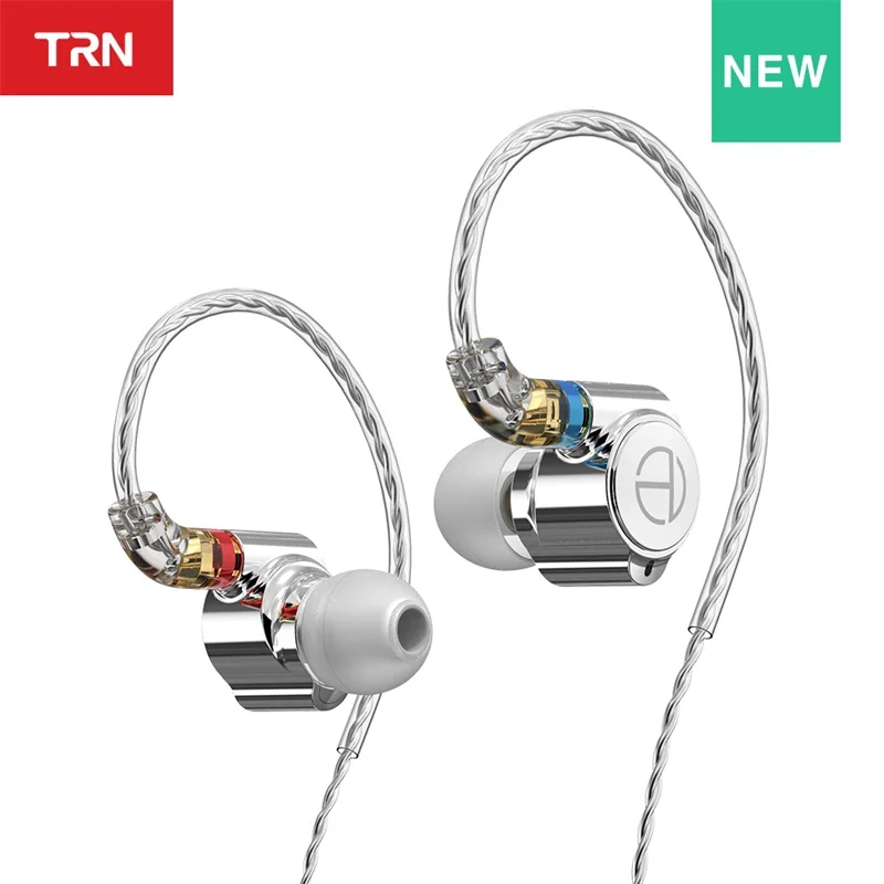 TRN TA1 Hi-FI 1BA+1DD Hybrid (Knowles 335188mm Dynamic) In-ear Earphone Drive HIFI Bass Metal Monitor Running Sport Earphone