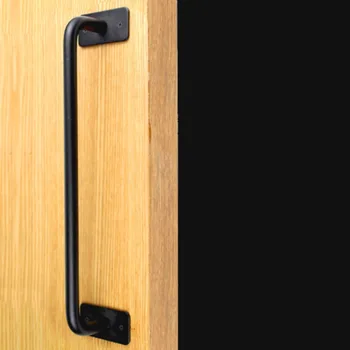 

Hardware Gate Door Pull Handle Modern Simple Home With Screws Cabinet Drawer For Sliding Barn Iron Closet Garage Shed