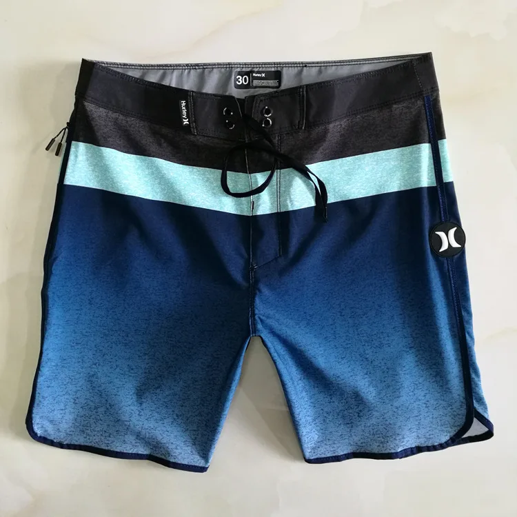 

2019 Summer Men's Quick-Dry Beach Shorts Seaside Holiday Loose-Fit Short Large Size Solid Color Pants Trend Youth Shorts