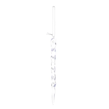 

Acrylic Icicle Decorations-Christmas Tree Winter Decoration-60 Hanging Decorations in Total