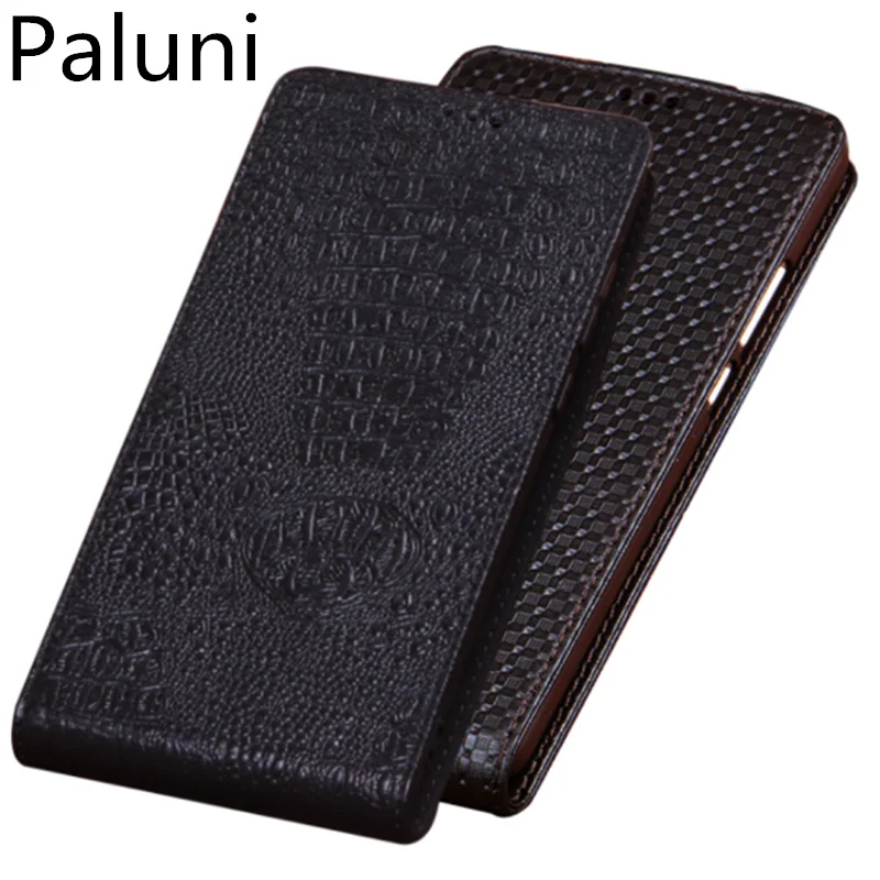  Business Genuine Leather Vertical Phone Case For Asus ZenFone 3 MAX ZC553KL/ZenFone 3 MAX ZC520TL P