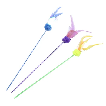 

Funny Kitten Cat Toys Plush Catnip Sequin Feather Kitten Interactive Portable Fashionable Molar Toys for Cat Pet