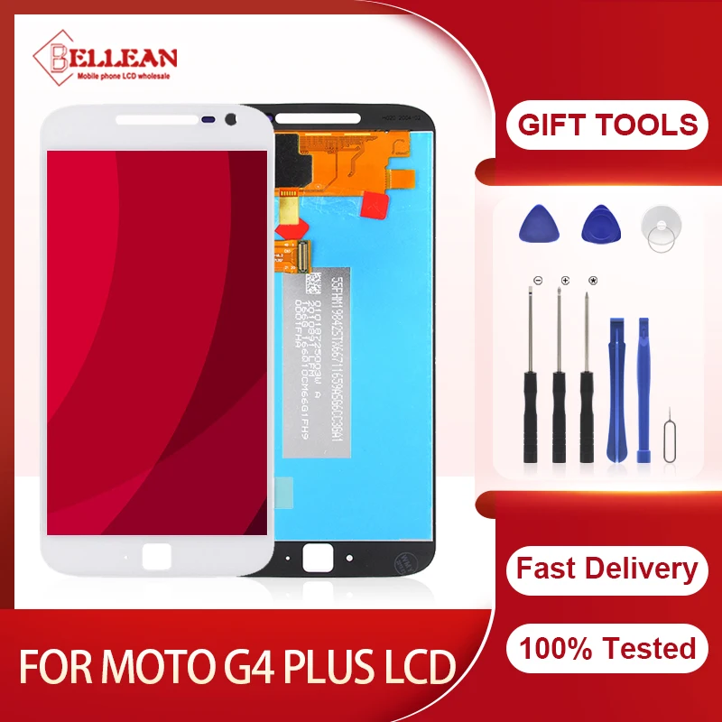 Catteny оригинальный 5 ''для Moto G4 Plus LCD XT1644 дисплей сенсорный экран дигитайзер XT1642