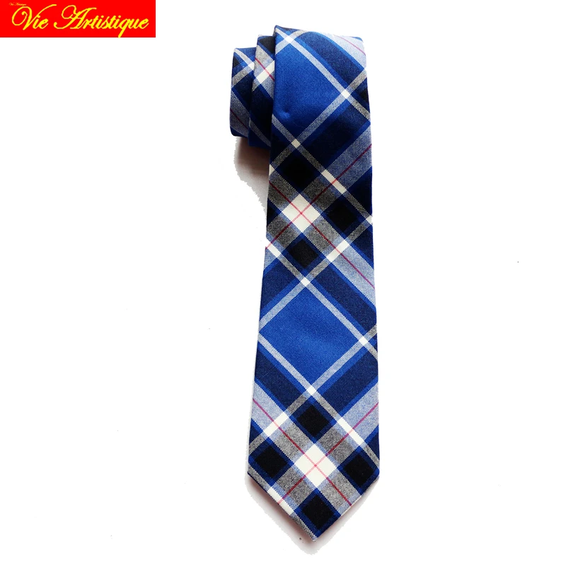 neck tie for men business formal office 8cm wool ties plain striped plaid luxury free shipping