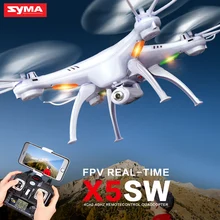 SYMA X5SW Дрон с WiFi камерой передача в реальном времени FPV HD камера Дрон X5A без камеры Квадрокоптер 4CH RC вертолет