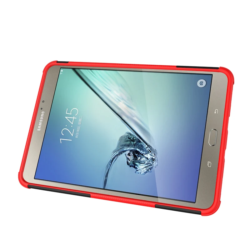 Жесткий силиконовый чехол для Samsung Galaxy Tab S2 8,0 T710 T715 T713 T719 чехол для планшета ударопрочный сверхмощный вешалка Funda