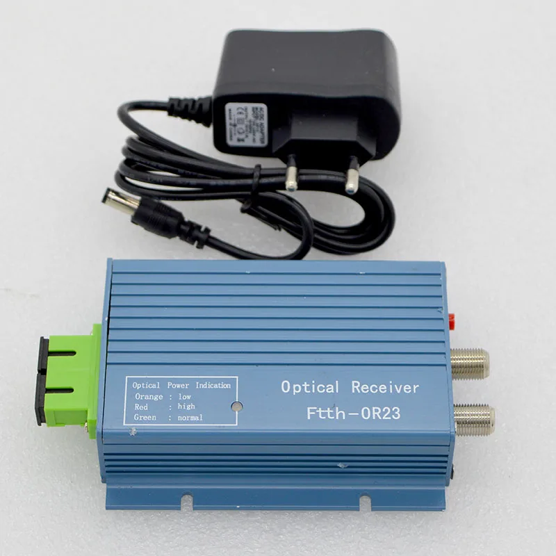 

New FTTH CATV Optical Receiver High Level Fiber Optical WDM Converter SC APC Duplex Connector Mini Mode With 2 Output RF inch