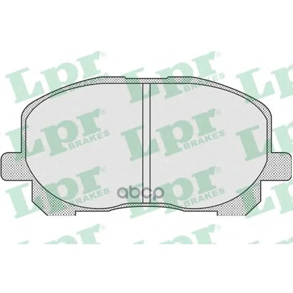 Колодки Тормозные Toyota Avensis Verso 2.0/2.0d 01- Передние Lpr 05p904 Lpr арт. 05P904