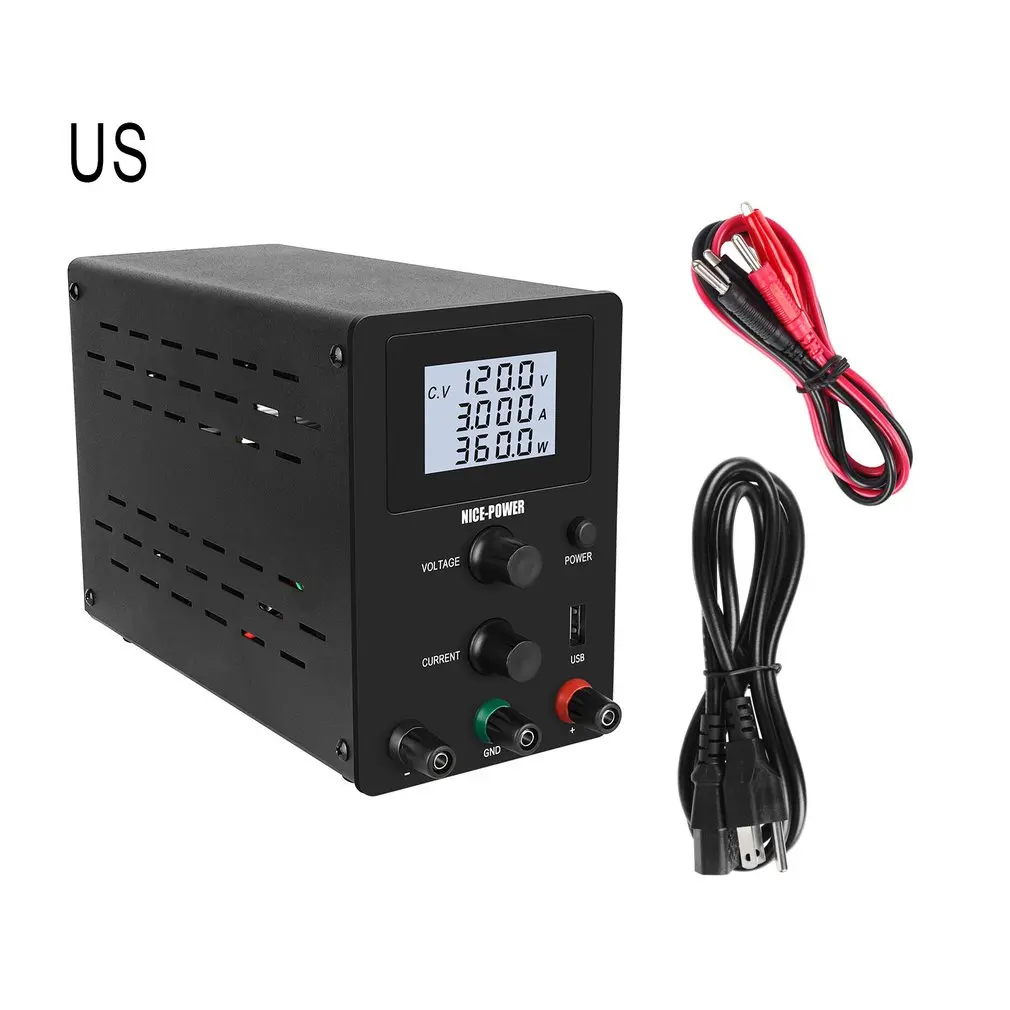 120V3A Высокоточный переключатель лабораторный источник питания постоянного тока
