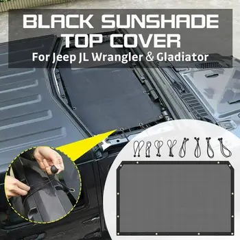 

OLOMM Sunshade Mesh Top Cover Roof UV Sun Protection For Jeep JL Wrangler & Gladiator