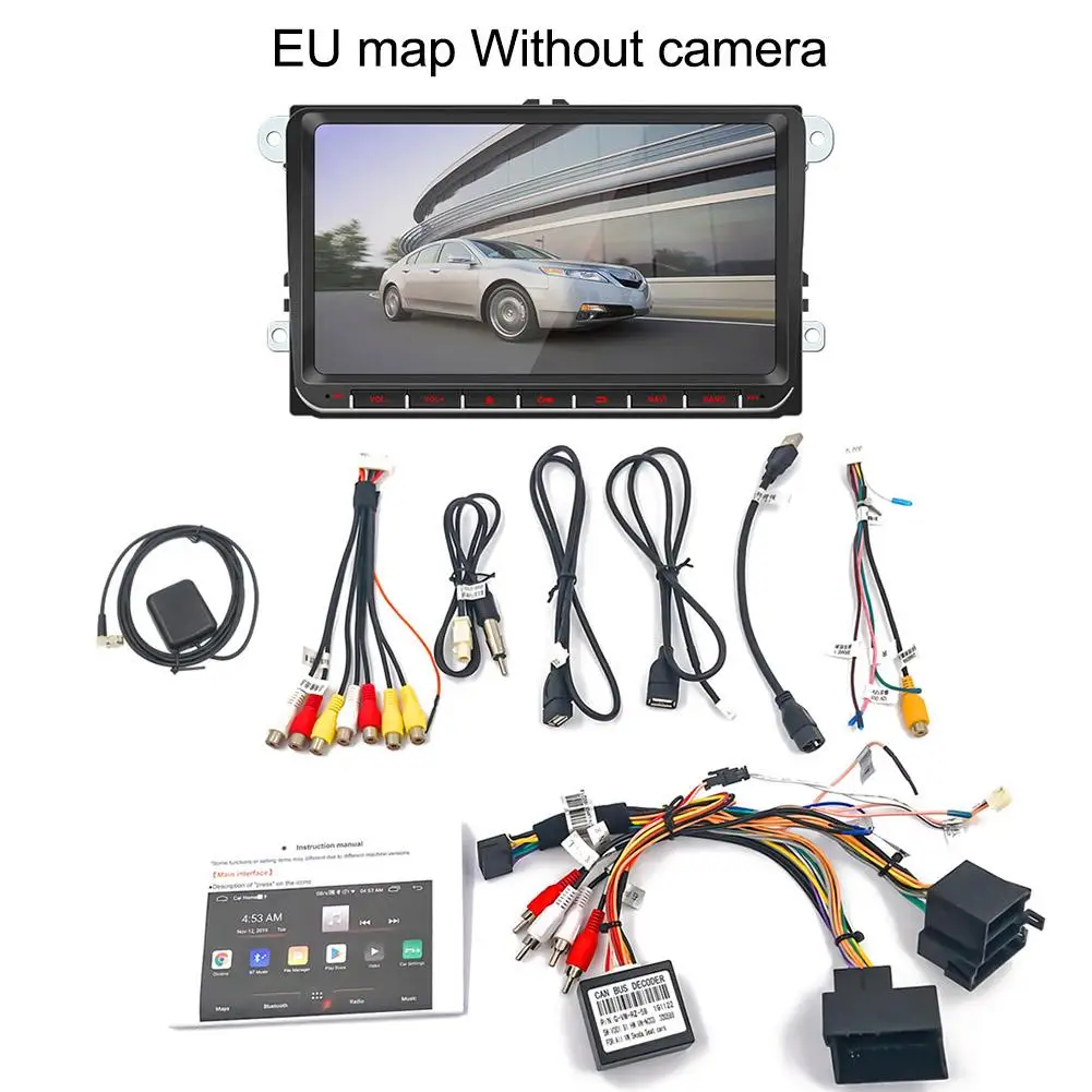 

9 Inch Car Navigation Wifi Bluetooth Car Radio Android 8.1 16G HD Touch Screen MP5 Player FOR VW Universal