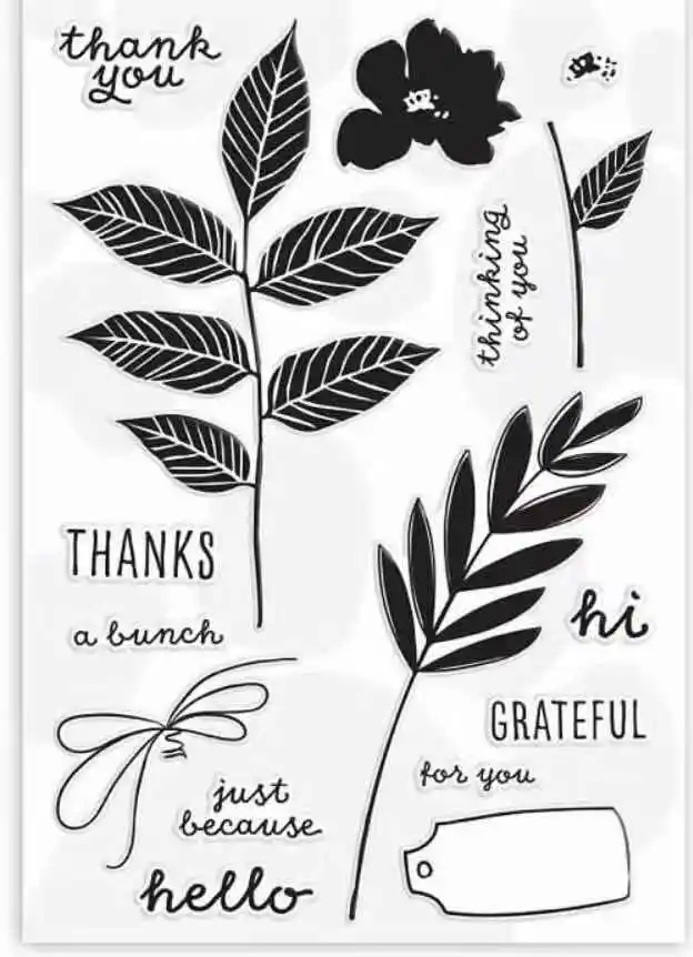 

flower Transparent Clear Stamps for DIY Scrapbooking/Card Making/Kids Christmas Fun Decoration Supplies