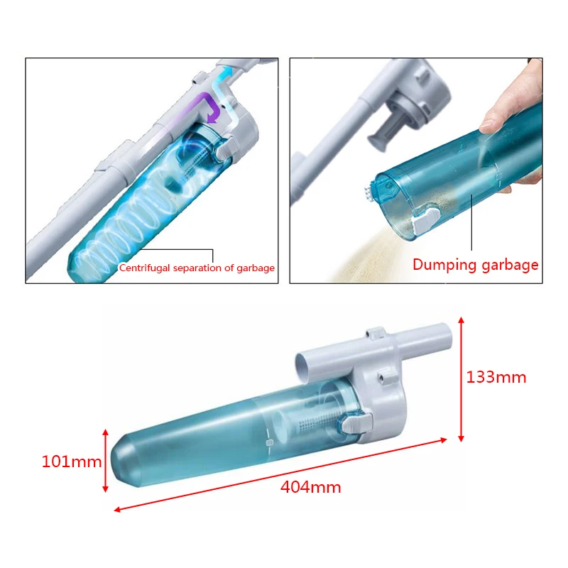 Набор пылесосов подходит для Makita CL107CL180 внешний фильтр для мусора пылесборники для Makita CL100 CL102 CL104 CL106 CL107 CL18