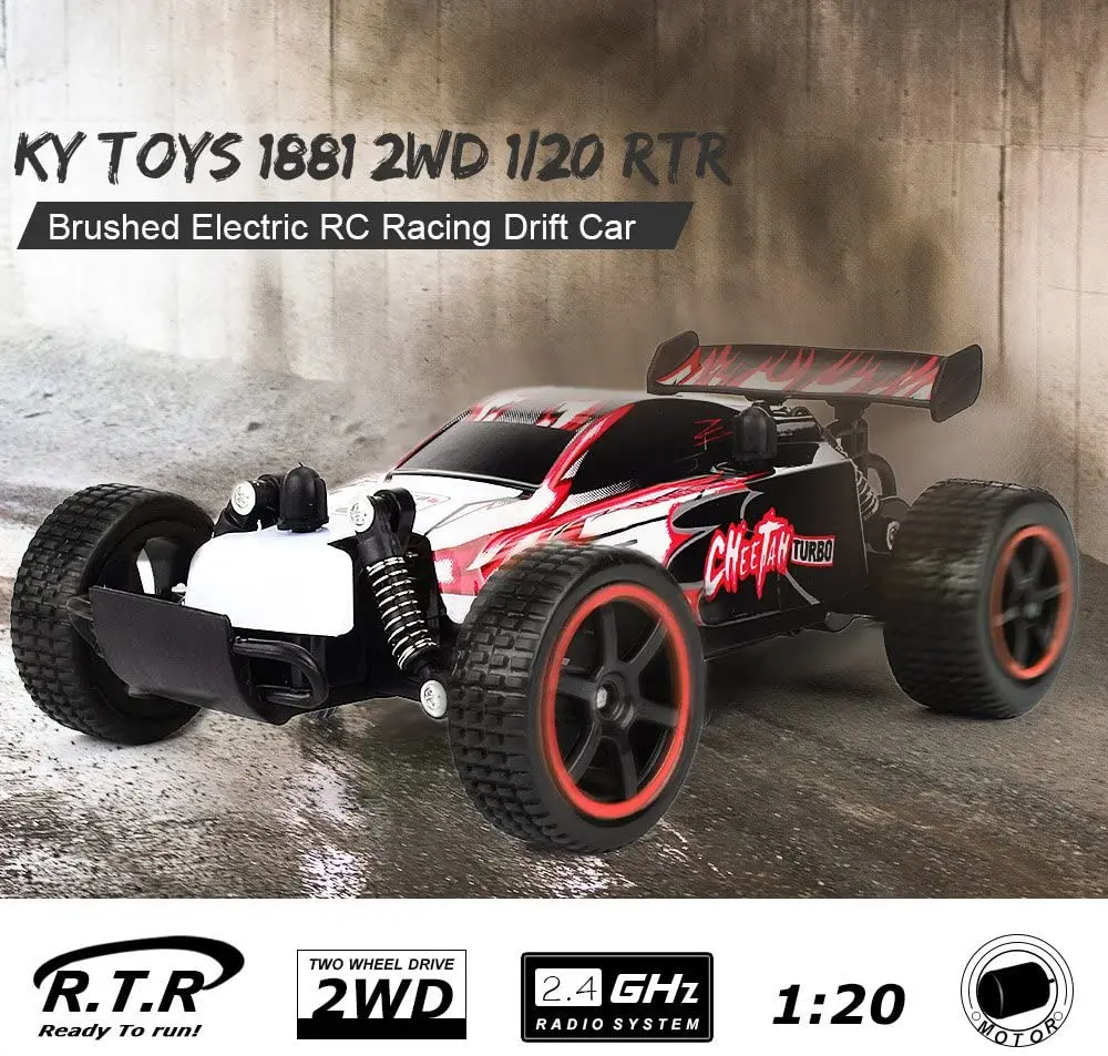 RC Car 2WD 2.4Ghz High Speed Remote Control Car 1:18 2WD Toy Cars Buggy For Children With Two Rechargeable Batteries For Car RC Car 2WD 2.4Ghz High Speed Remote Control Car 1:18 2WD Toy Cars Buggy For Children With Two Rechargeable Batteries For Car