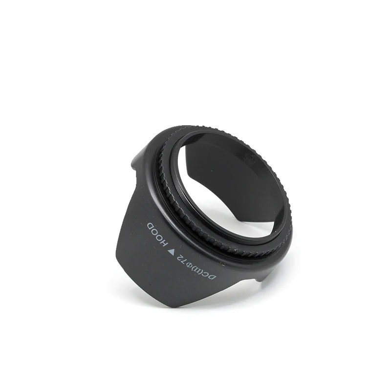 Paraluce Nero A Forma Di Petalo Di Loto Da 72Mm, Materiale Plastico Abs, Accessori Fotografici Comunemente Usati Per Fotocamere Reflex