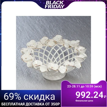 

Candy bowl "Martinka" white molding