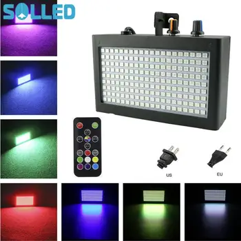 

180LEDs Portable Strobe Flash Light Auto Running Sound Control Speed Stage Light Effect Adjustable for Disco DJ Party Ktv