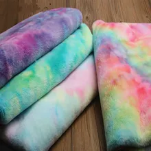 Кроличий искусственный мех Ткань короткое плюшевое украшение Тильда игрушка текстильная ткань счетчик украшенный материал