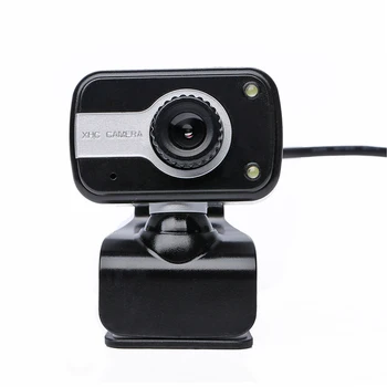 

USB 2.0 HD Webcam Desktop Laptop PC Video Calling Camera Adjustable With Microphone 52.3x45.6x65.5MM