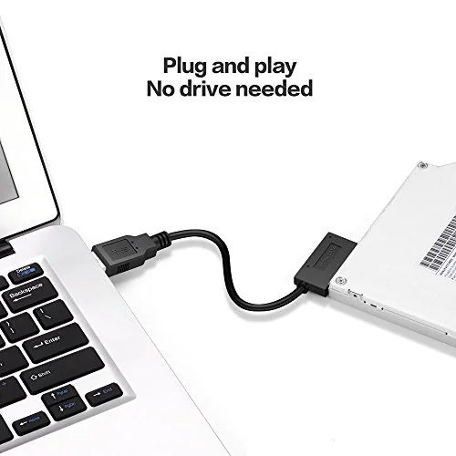 Профессиональный USB 3,0 до 7+ 6 13Pin Slimline SATA кабель с индикатором для ноутбука DVD/CD-ROM для HDD Caddy Drive Adapter