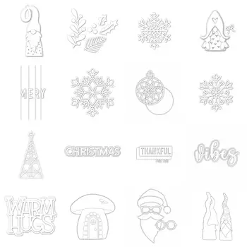 

AliliArts Metal Cutting Dies Christmas elements diy Scrapbooking Photo Album Decorative Embossing PaperCard Crafts Die 2020