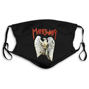 

Manowar Battle Hymn Black Epic Metal- show original title Print Mouth Mask Women's kid PM2.5