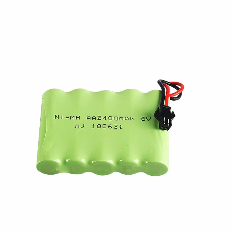 Bateria Nimh de 6v e 2400mah para Brinquedos rc Carrinhos e Robôs Armas Bateria Recarregável Ni-mh Peça - Image 3