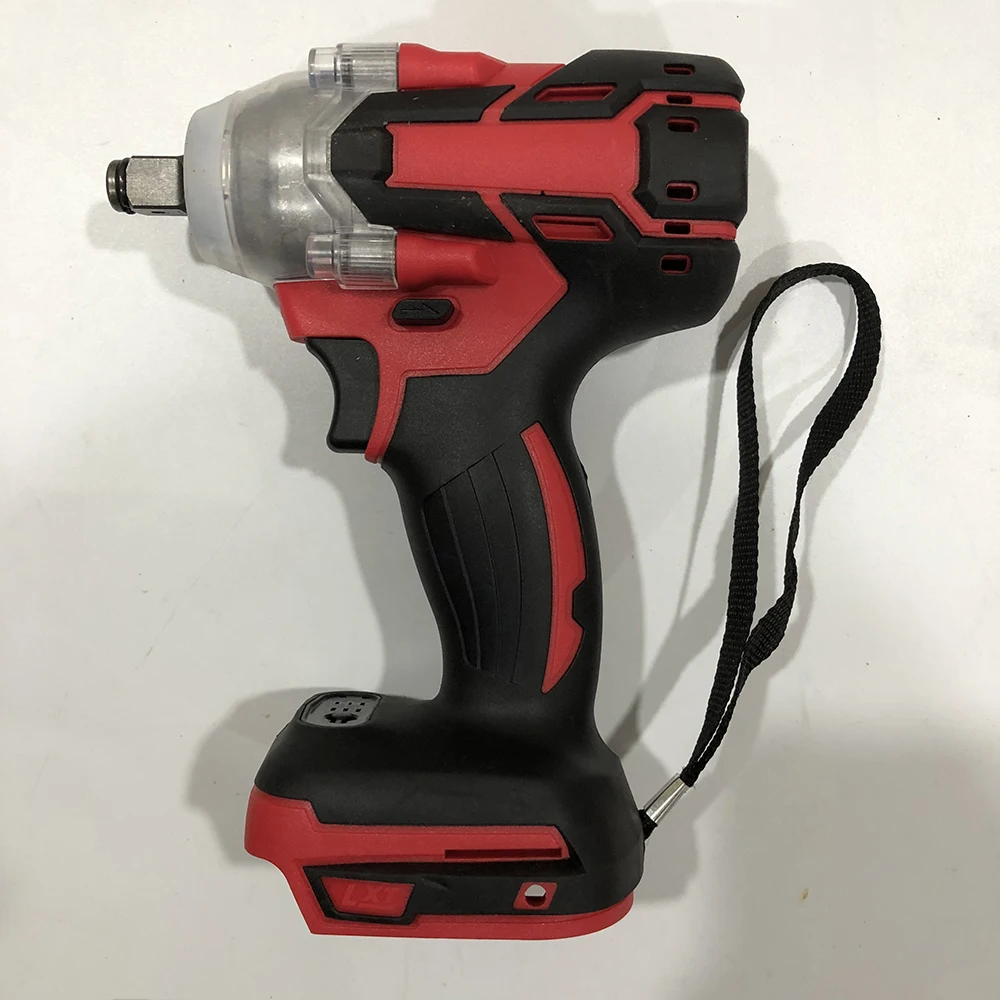 

18V 520Nm Electric Brushless Impact Wrench Rechargeable 1/2inch Socket Wrench Power Tool Cordless Without Battery For Makita