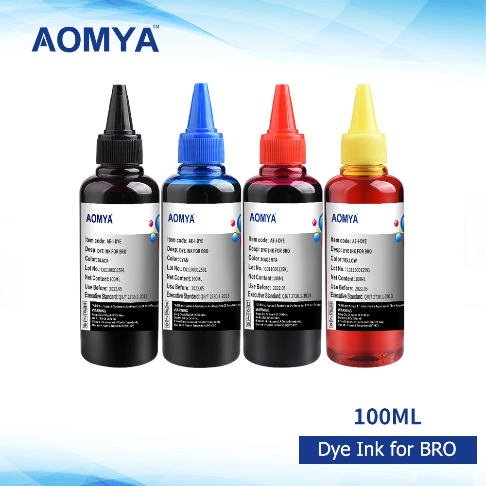 4x100ml Ink Refill Kit Universal Dye Printer Ink For Brother LC121 