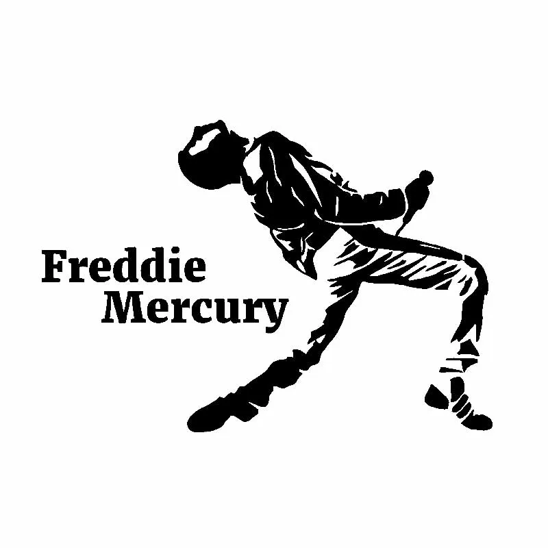 15 5 см * 10 8 Freddie Mercury Decal Queen Music Rock Виниловая наклейка для автомобиля