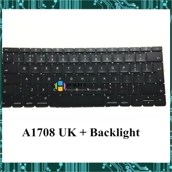 

New A1708 UK Keyboard with Backlight For Macbook Pro 13.3" Retina A1708 Laptop keyboard MLL42 MPXQ2 Late 2016 Mid 2017