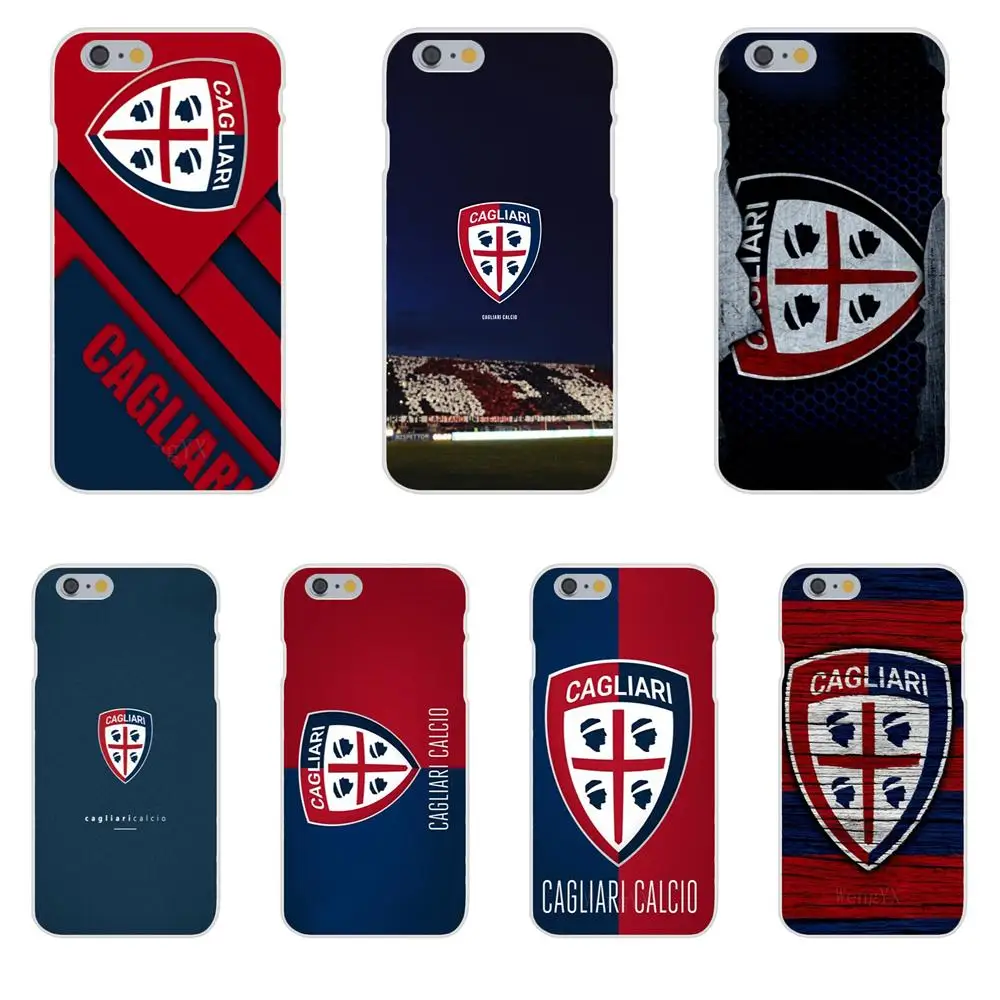 

Rubber TPU Soft Phone Accessories Cover Case Cagliari Fc Calcio 1920 For Apple iPhone 4 4S 5 5C 5S SE 6 6S 7 8 Plus X XS Max XR
