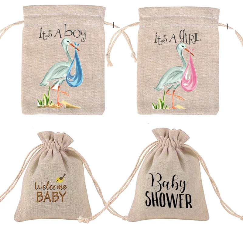 

Cute Chocolate Candy Box gift bag it is a boy girl welcome Baby Shower Gender Reveal party table centerpiece Decoration favor