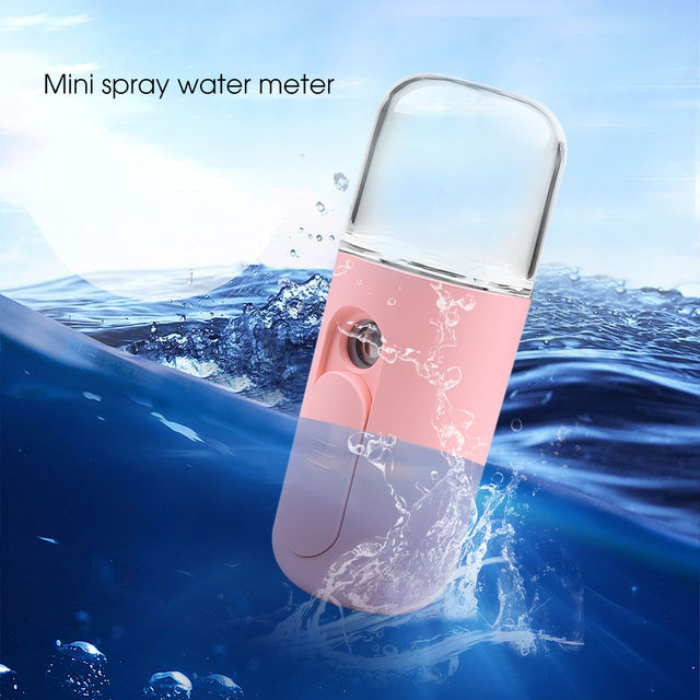Mini Nano Facial Sprayer USB Nebulizer Facial Steam Humidifier Moisturizing Anti-aging