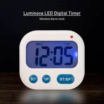 

HOT SALES!!! Vibration Backlight LED Digital Timer Electronic Desktop Student Alarm Clock Backlight Alarm Clock Timer Durable