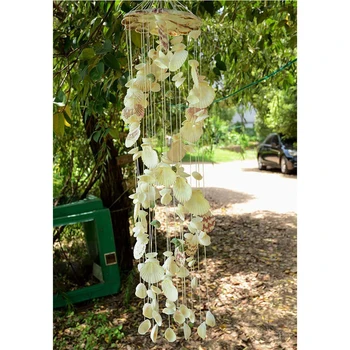 

Handmade Wind Chime Shell Creative Birthday Gift Bedroom Balcony Room Ornament Wind Chime For Home Diy Tools 2020