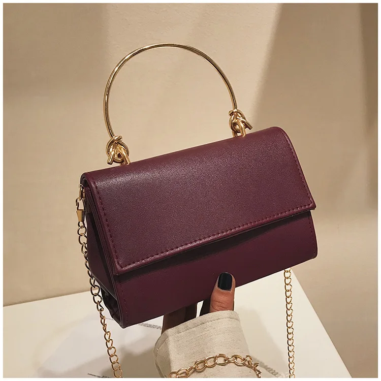 

2019 Spring New Style INS Super Fire Hand Bag Women's Korean-style Versatile CHIC Chain Crossbody Bag