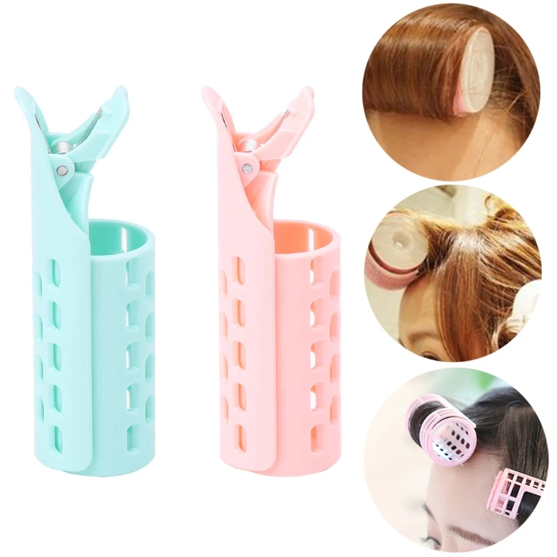 Lady Girl Diy Styling Fringe Bangs Front Curler Roller Holder Hair Pin Clip Tool Hair Rollers