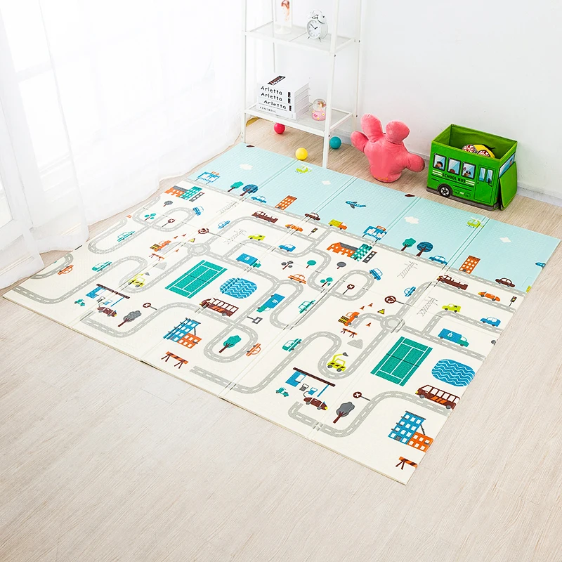 Foldable Playmat XPE Foam Crawling Carpet Baby Play Mat Blanket Children Rug For Kids Educational Toys Soft Activity Game Floor