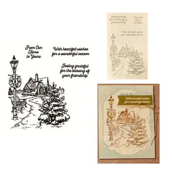 

New 2020 Metal Cutting Dies and Scrapbooking For Paper Making House Friendship Embossing Frame Card Clear Stamps Stampin Up Set